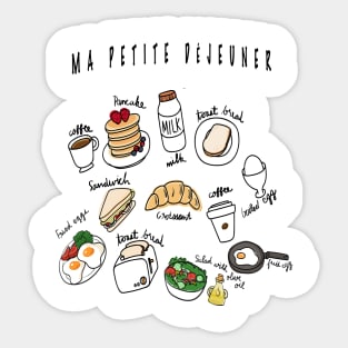 Cute Graphic Breakfast Club Sticker